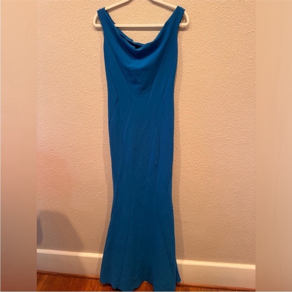 Chiara Boni Vibrant Blue Couture Dress - Picture 3 of 8